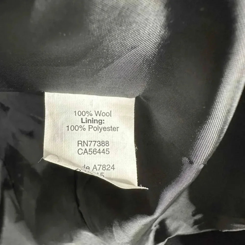 J.Crew Blazer Women's Size 4 Black Two Button Notched Lapel Career Office Jacket